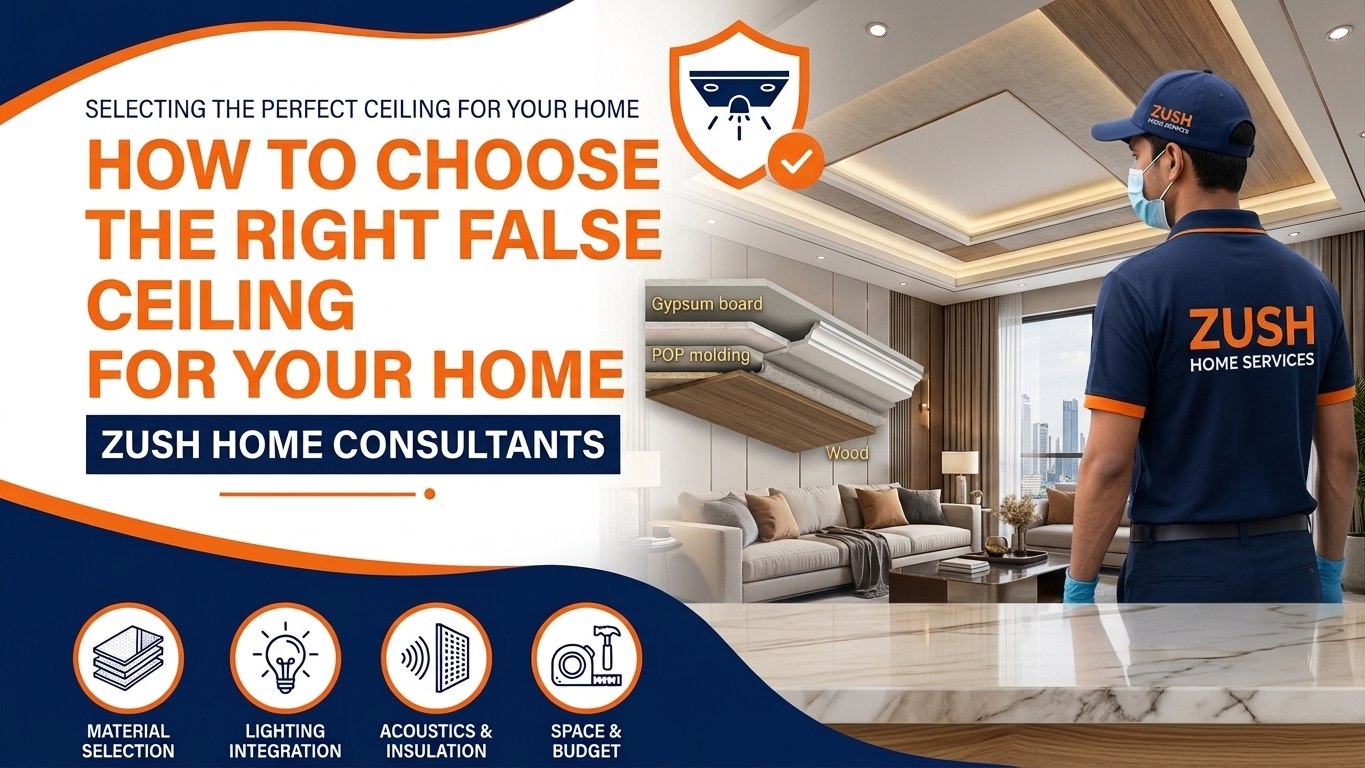 How to Choose the Right False Ceiling for Your Home